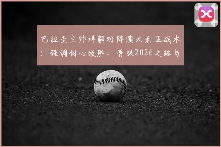 巴拉圭主帅详解对阵澳大利亚战术:强调耐心致胜,晋级2026之路与核心阿尔米隆回归成关键
